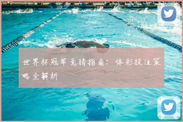 世界杯冠军竞猜指南:体彩投注策略全解析